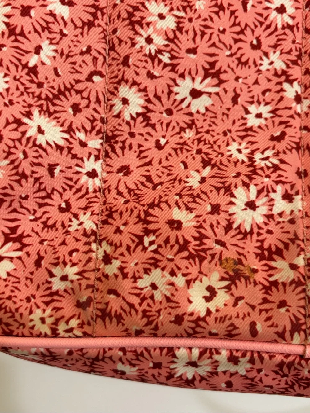 Michael Kors Coral Pink Floral Printed Backpack